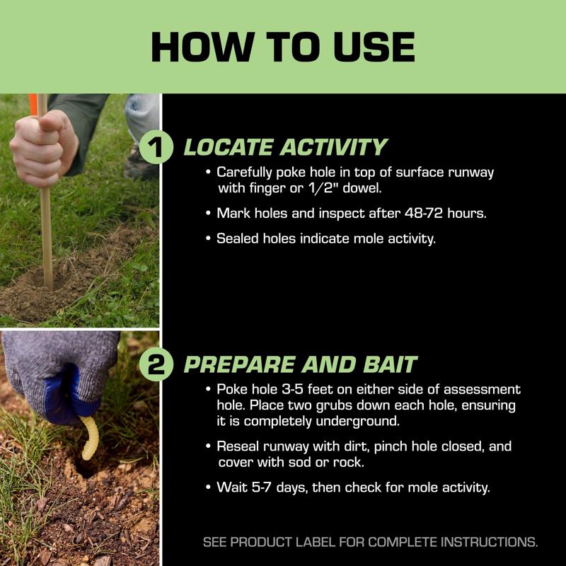 Tomcat Bait Grubs For Moles 8 pk