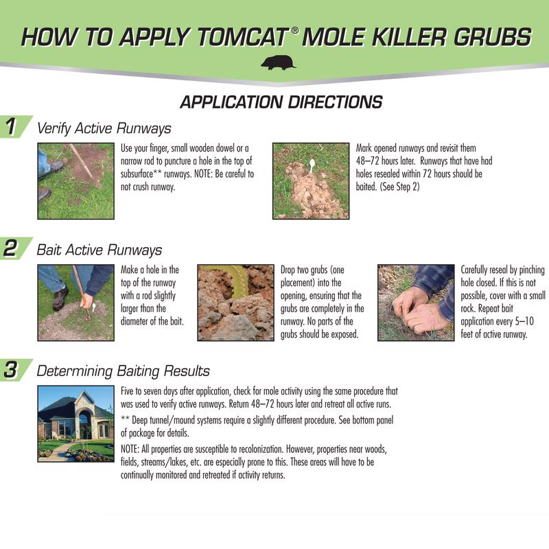 Tomcat Bait Grubs For Moles 8 pk