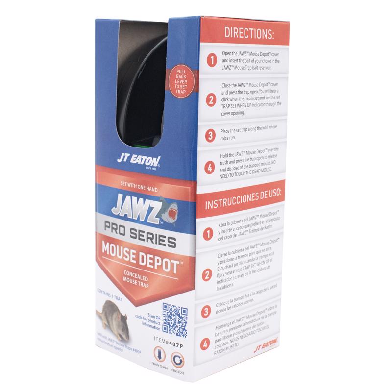 JT Eaton JAWZ Pro Series Small Covered Animal Trap For Mice