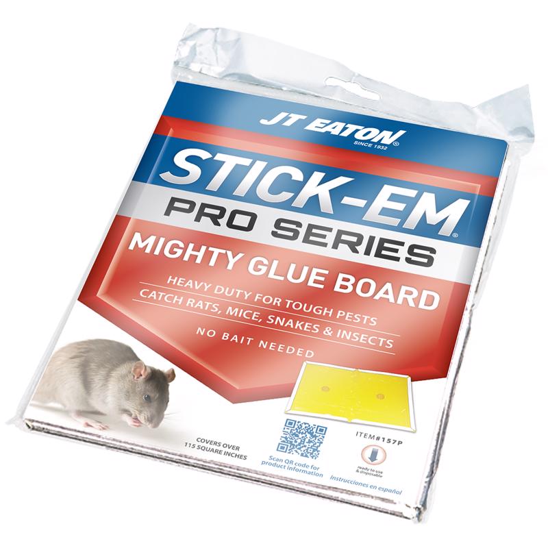 JT Eaton Stick-Em Pro Series Small Glue Board Trap For Insects/Rodents/Snakes