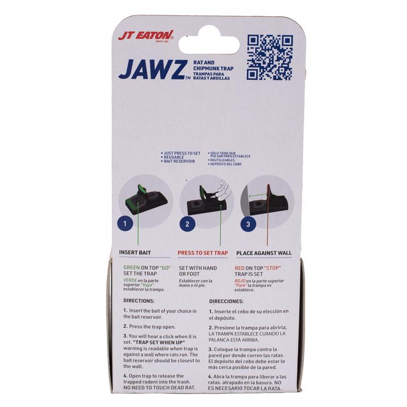 JT Eaton JAWZ Pro Series Small Snap Trap For Chipmunks and Rats
