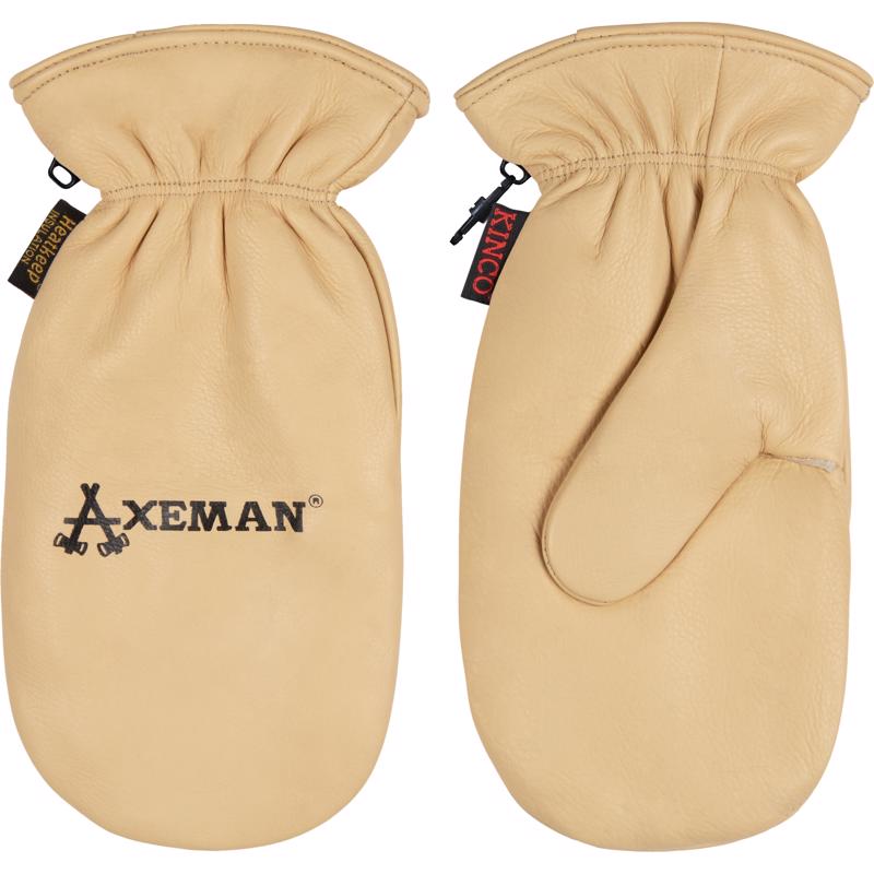 Kinco Axeman Men's Outdoor Work Gloves Mittens Tan XL 1 pair
