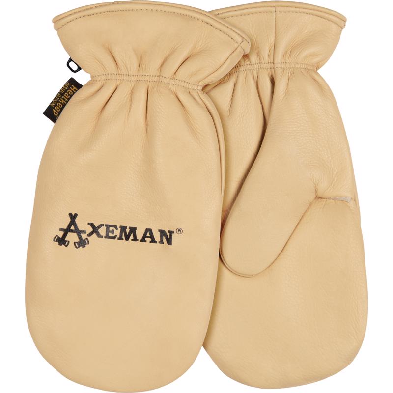 Kinco Axeman Men's Outdoor Work Gloves Mittens Tan M 1 pair