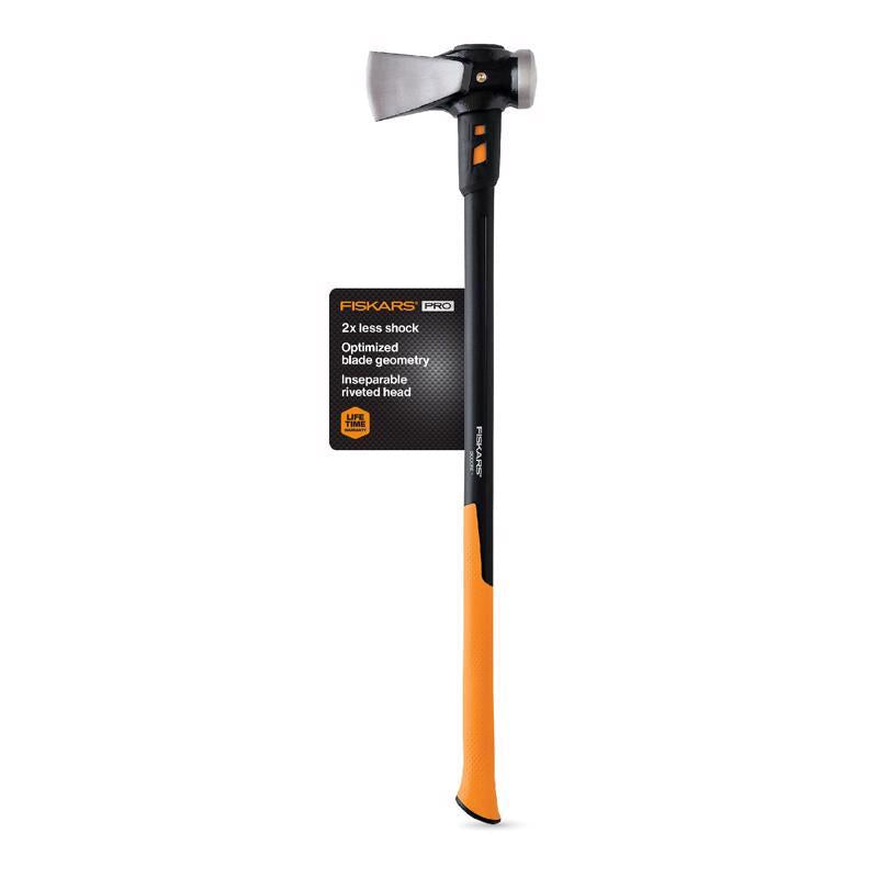 Fiskars Pro IsoCore 8 lb Splitting Maul Steel Handle