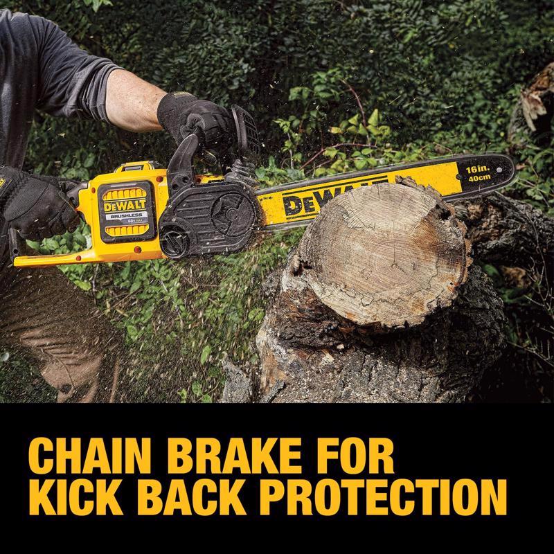 DeWalt 60V MAX DCCS670X1 16 in. 60 V Battery Chainsaw Kit (Battery & Charger)