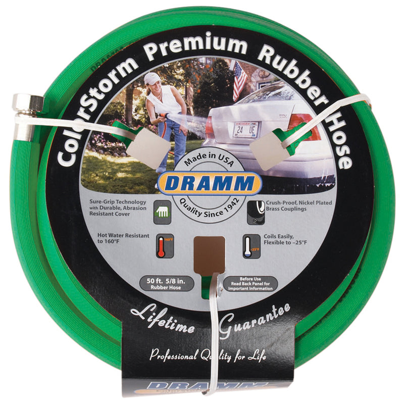 Dramm ColorStorm 5/8 in. D X 50 ft. L Heavy Duty Premium Grade Garden Hose