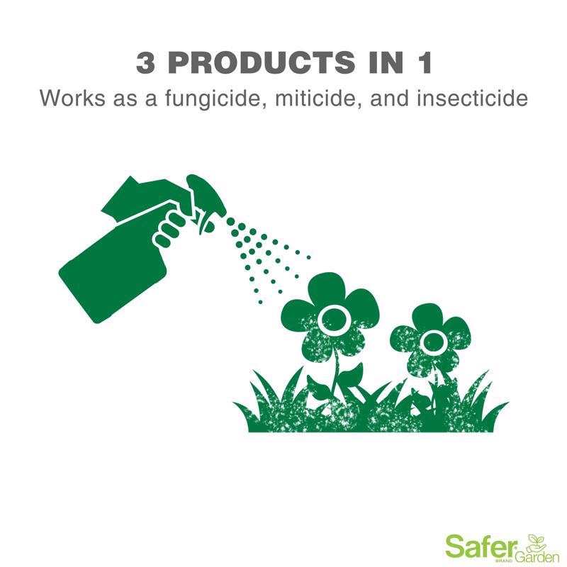 Safer Brand Neem Oil Organic Insect Killer Liquid 24 oz