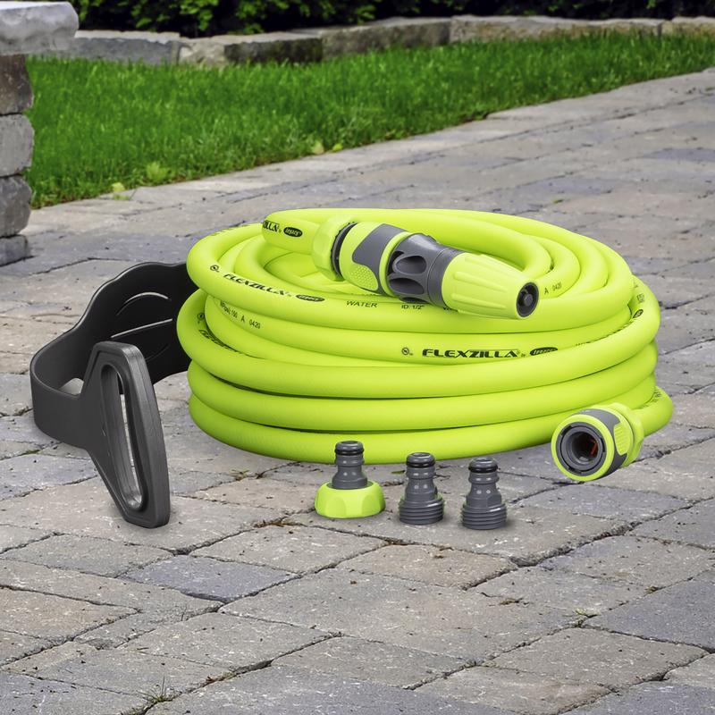 Legacy Flexzilla 1/2 in. D X 50 ft. L Heavy Duty Premium Grade Garden Hose Kit