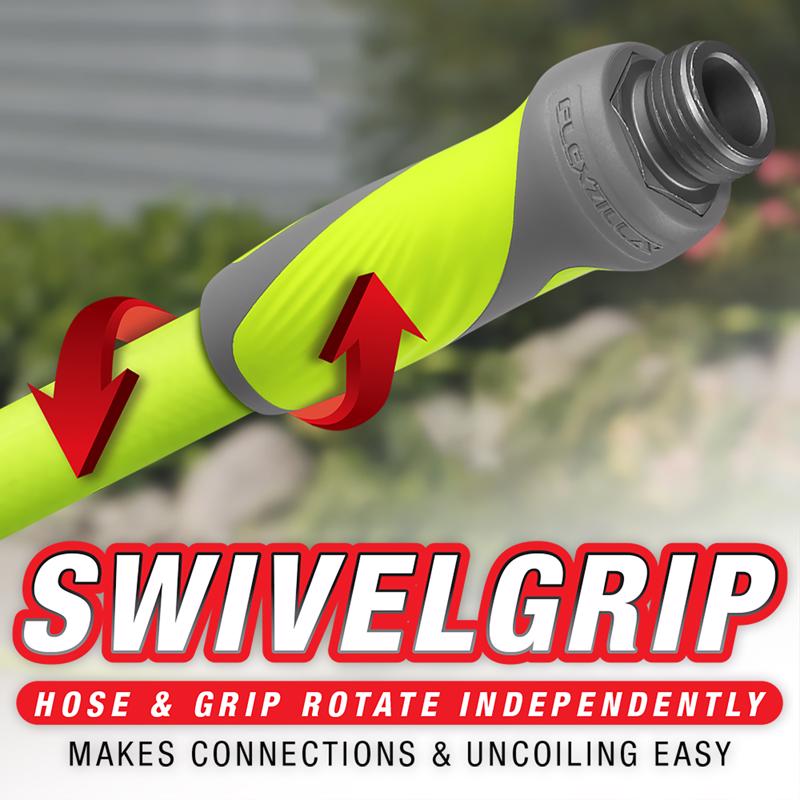 Legacy Flexzilla SwivelGrip 5/8 in. D X 50 ft. L Heavy Duty Premium Grade Garden Hose
