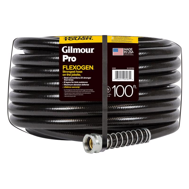 Gilmour Pro Flexogen 5/8 in. D X 100 ft. L Professional Grade Garden Hose