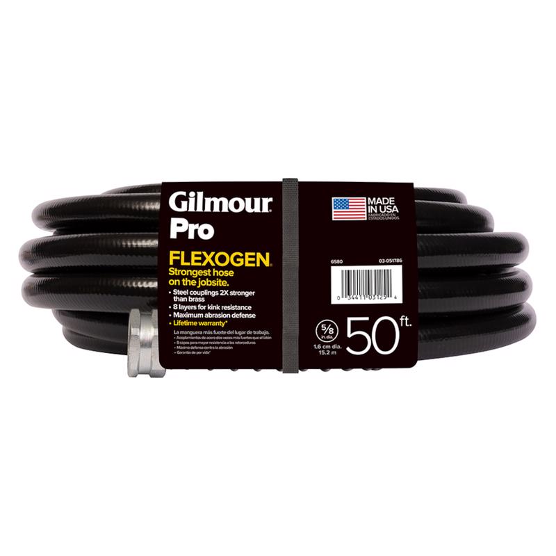 Gilmour Pro Flexogen 5/8 in. D X 50 ft. L Professional Grade Garden Hose