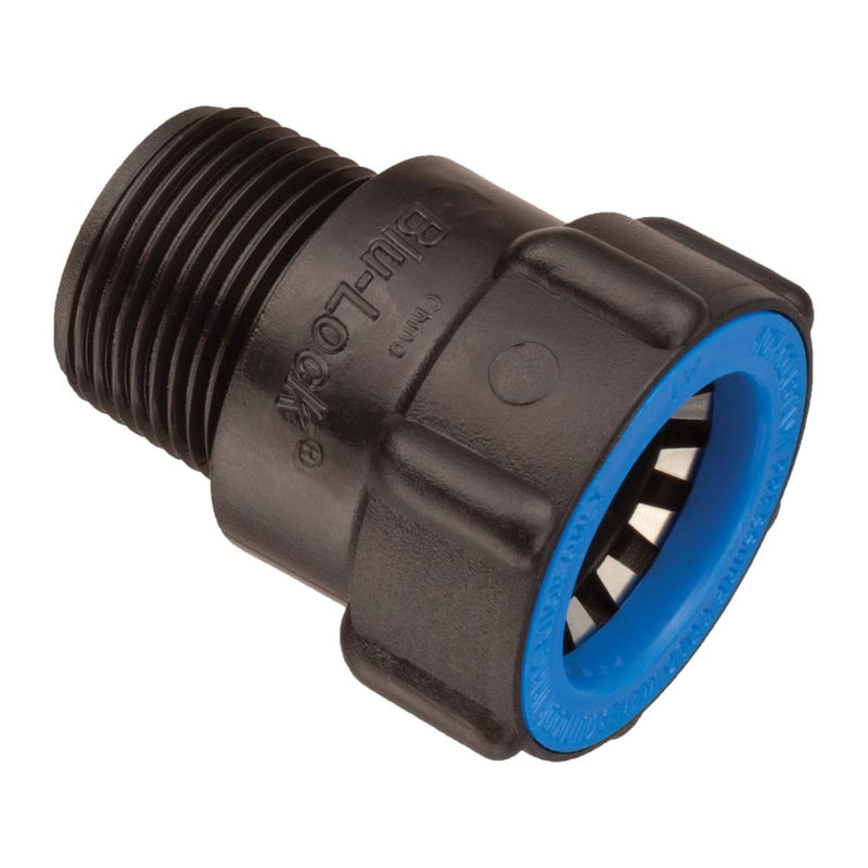 Orbit Blu-Lock 3/4 in. Push X 1/2 in. D MPT Adapter