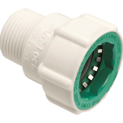 Orbit PVC-Lock 3/4 in. Push X 3/4 in. D MPT Plastic Pipe Adapter