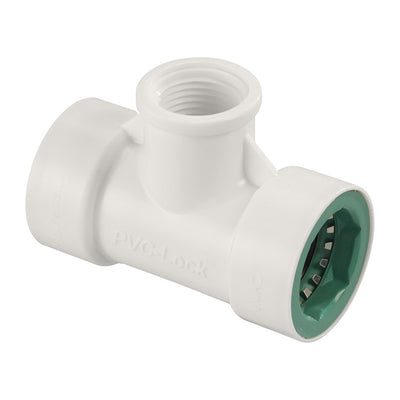 Orbit PVC-Lock 1/2 in. Push X 1/2 in. D FPT Plastic Tee Connector