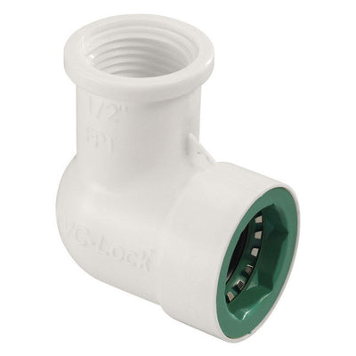 Orbit PVC-Lock 1/2 in. Push X 1/2 in. D FPT Plastic Elbow