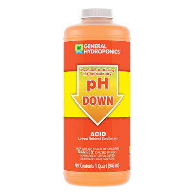 General Hydroponics pH Down Liquid pH Control 1 qt