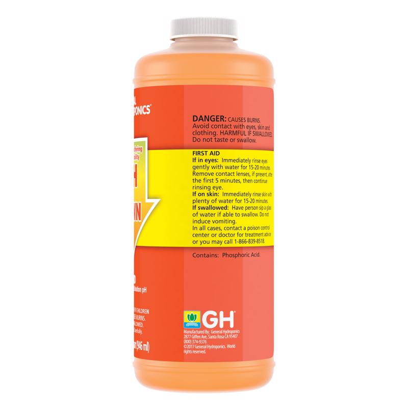 General Hydroponics pH Down Liquid pH Control 1 qt
