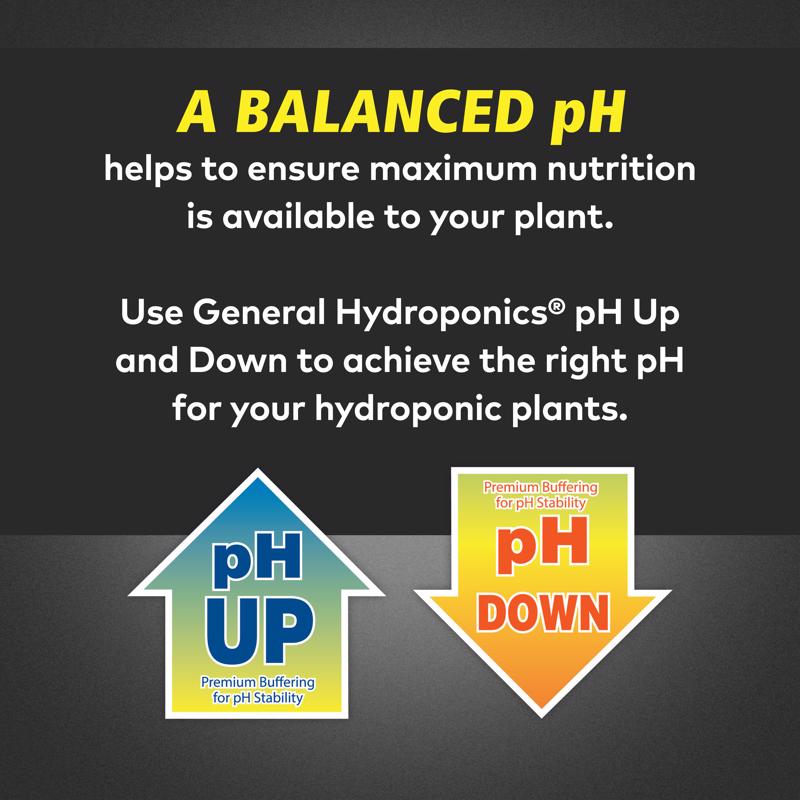 General Hydroponics pH Down Liquid pH Control 1 qt