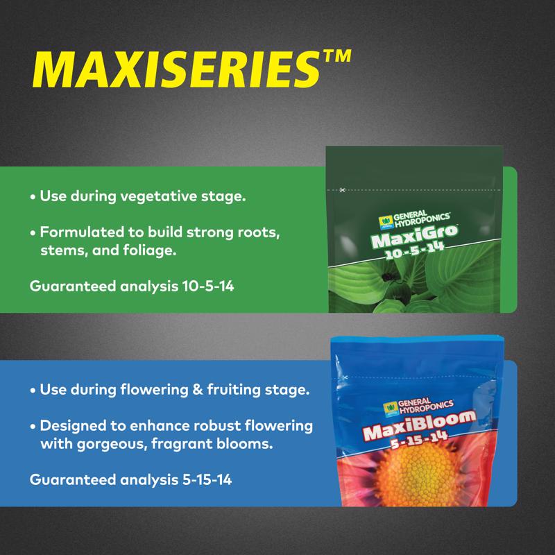 General Hydroponics MaxiGro Granules Plant Food 2.2 lb