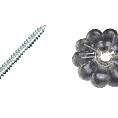 US Hardware RV Rosette Button 24 pk