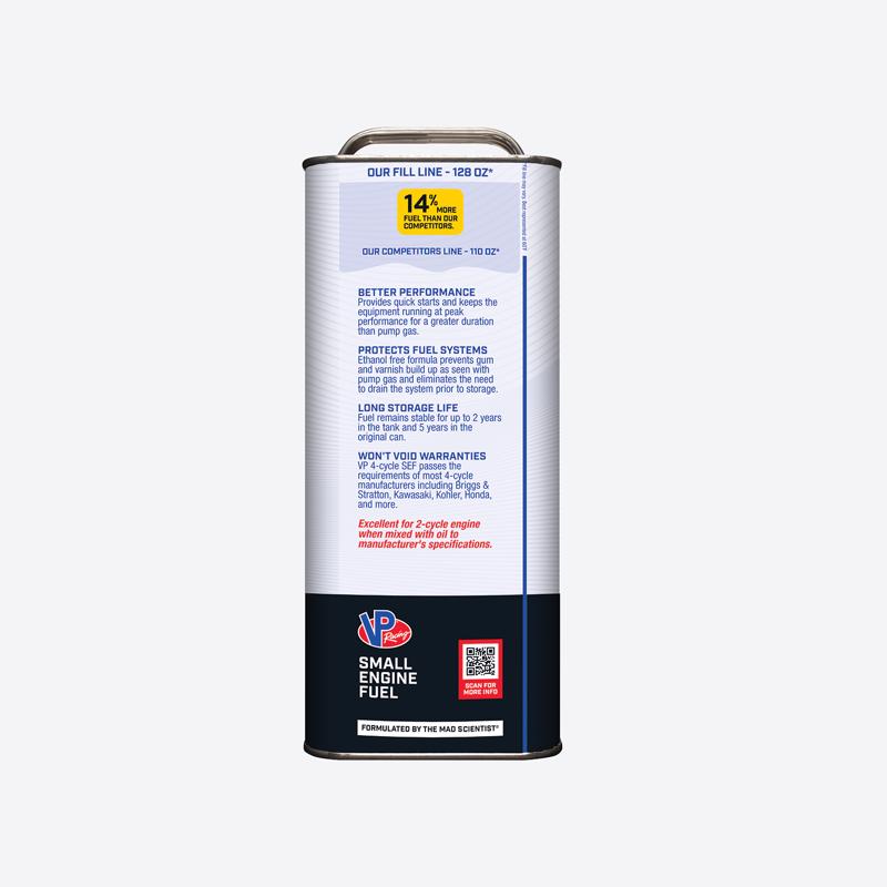 VP Racing Fuels Small Engine Ethanol-Free 4-Cycle Small Engine Fuel 1 gal