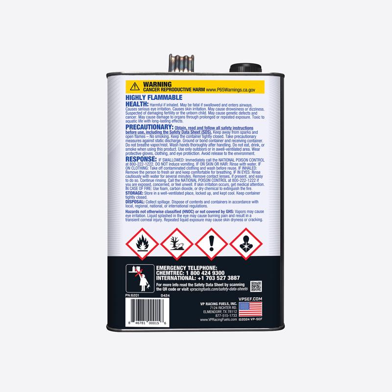VP Racing Fuels Small Engine Ethanol-Free 4-Cycle Small Engine Fuel 1 gal