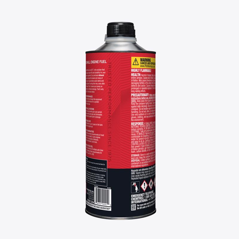 VP Racing Fuels Small Engine Ethanol-Free 2-Cycle 40:1 Pre-Mixed Fuel 1 qt
