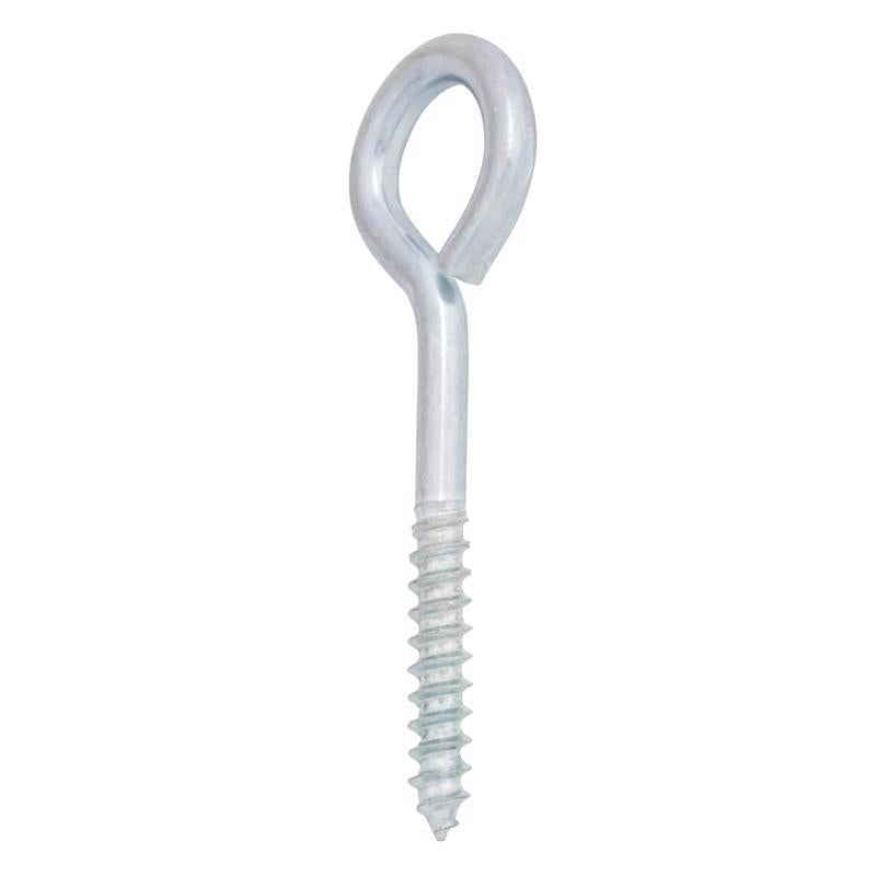 Hampton 1/4 in. X 3 in. L Zinc-Plated Steel Lag Thread Eyebolt