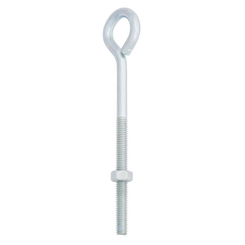 Hampton 5/16 in. X 6 in. L Zinc-Plated Steel Eyebolt Nut Included