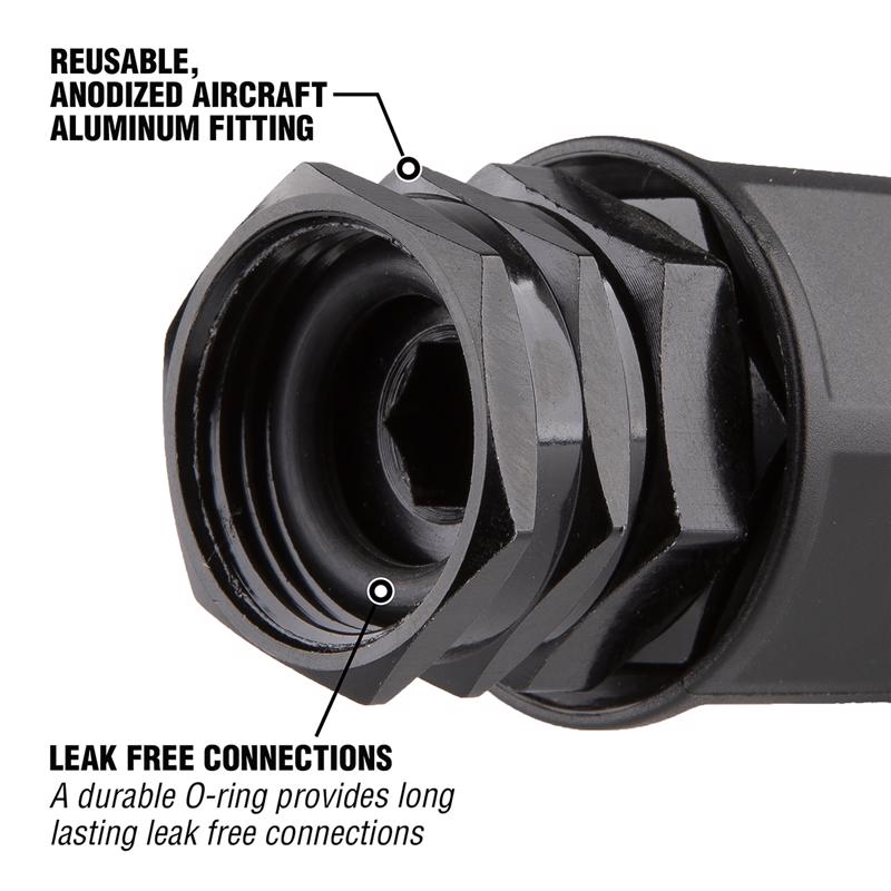 Legacy Flexzilla Pro 5/8 in. Aluminum Threaded Female Reusable Hose Repair Fitting