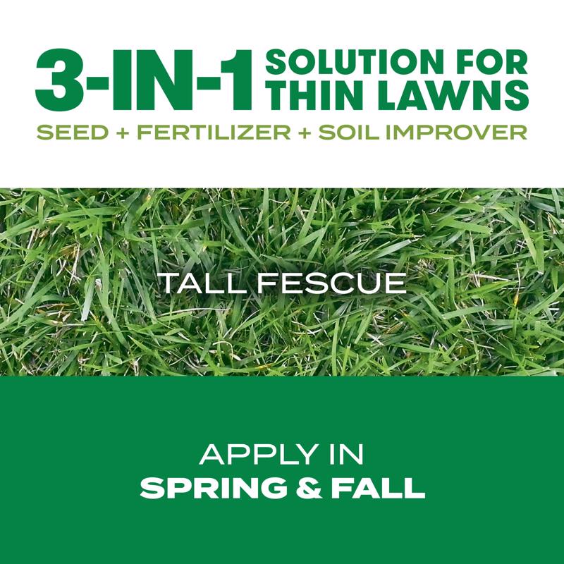 Scotts Turf Builder Tall Fescue Grass Sun or Shade Grass Seed and Fertilizer 12 lb