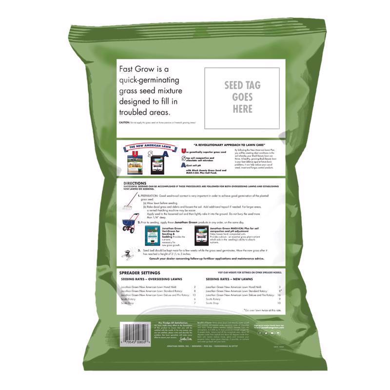Jonathan Green Fast Grow Mixed Sun or Shade Grass Seed 15 lb