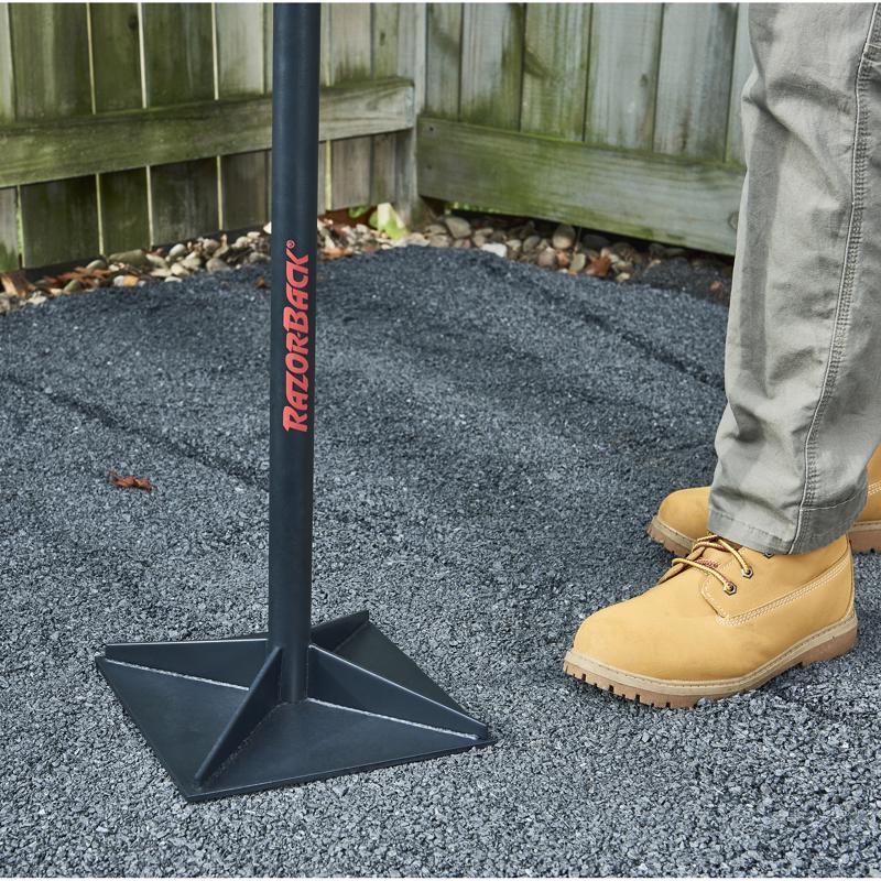 Razor-Back 44.4 in. Steel Tamper Steel Handle
