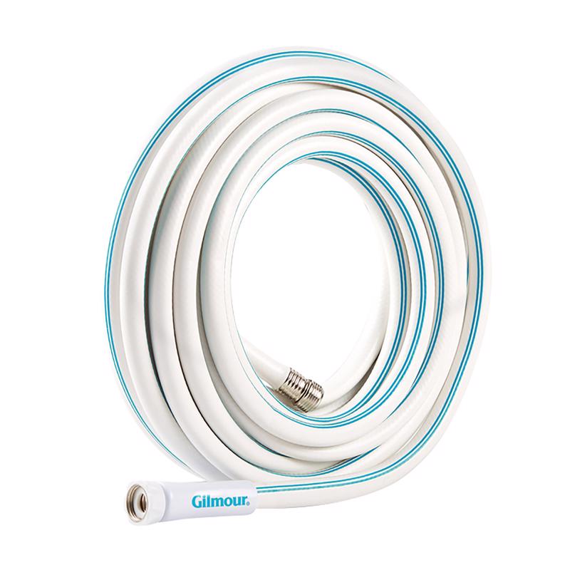 Gilmour Drinking Water Safe 5/8 in. D X 50 ft. L RV/Marine Hose