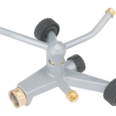 Gilmour Metal Wheeled Base Rotating Sprinkler 632 sq ft