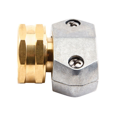 Gilmour 5/8 & 3/4 in. Brass/Zinc Threaded Female Clamp Coupling