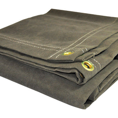 Foremost Dry Top 8 ft. W X 10 ft. L Heavy Duty Canvas Tarp Olive