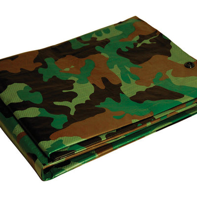 Foremost Dry Top 8 ft. W X 10 ft. L Medium Duty Polyethylene Tarp Camouflage
