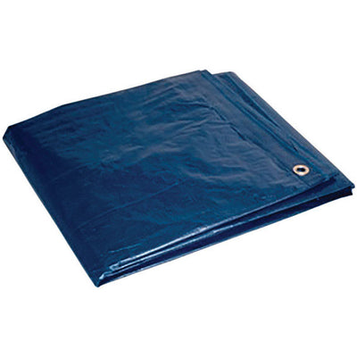 Foremost 12 ft. W X 16 ft. L Heavy Duty Polyethylene Tarp Blue