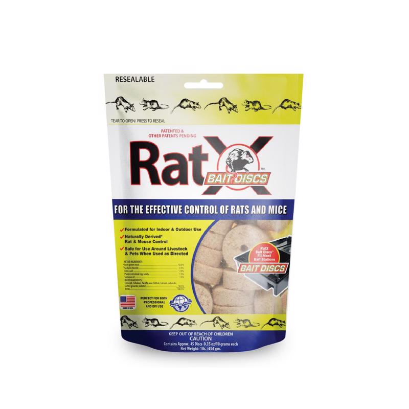 RatX Non-Toxic Bait Pellets For Mice and Rats 1 lb
