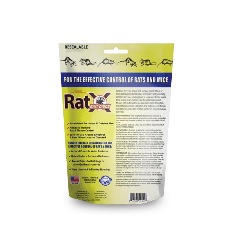 RatX Non-Toxic Bait Pellets For Mice and Rats 1 lb
