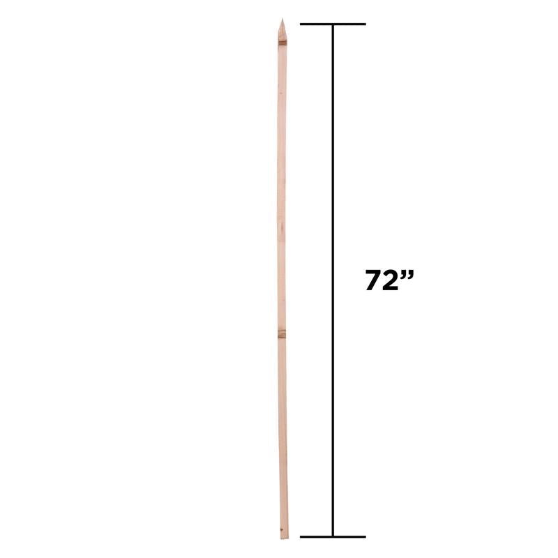 Panacea 72 in. H Brown Wood Plant Stake