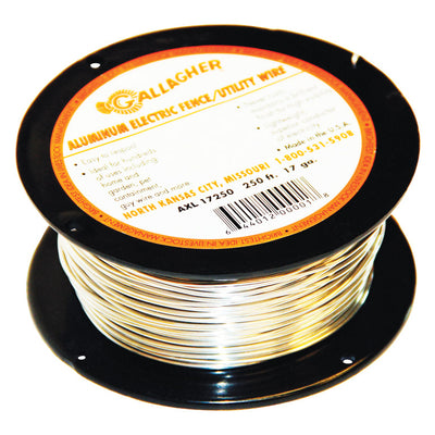 Gallagher Direct Current Electric Fence Wire 250 ft. Silver