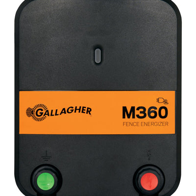 Gallagher M360 110 V Electric-Powered Fence Energizer 153331200055 sq ft Black/Orange