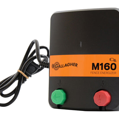 Gallagher M160 110 V Electric-Powered Fence Energizer 836352000 sq ft Black/Orange