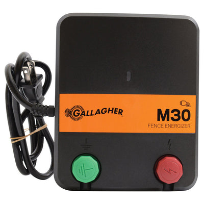 Gallagher M30 110 V Electric-Powered Fence Energizer 139392000 sq ft Black/Orange