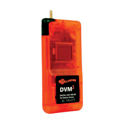 Gallagher 9 V Battery-Powered Digital Volt Meter Orange