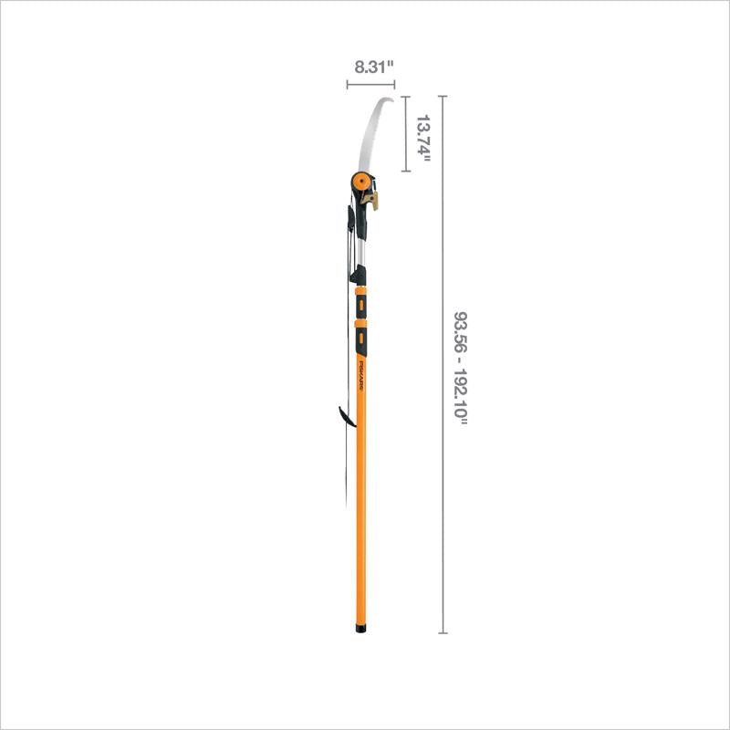 Fiskars 16 ft. Steel Bypass Extendable Tree Pruner