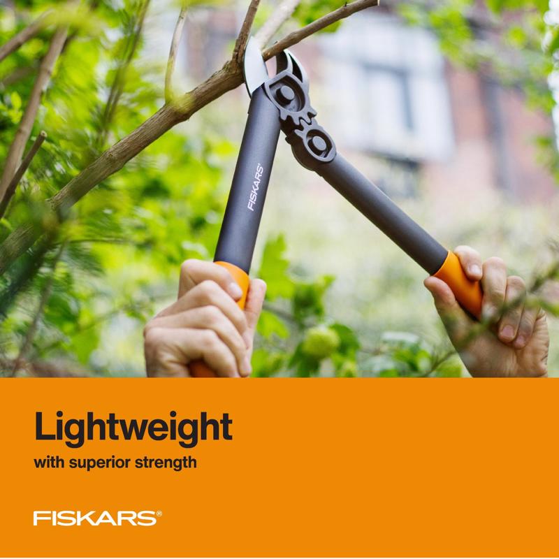 Fiskars PowerGear 15 in. Steel Anvil Lopper