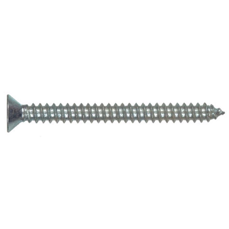 HILLMAN No. 8 Ga. X 2-1/2 in. L Phillips Flat Head Sheet Metal Screws